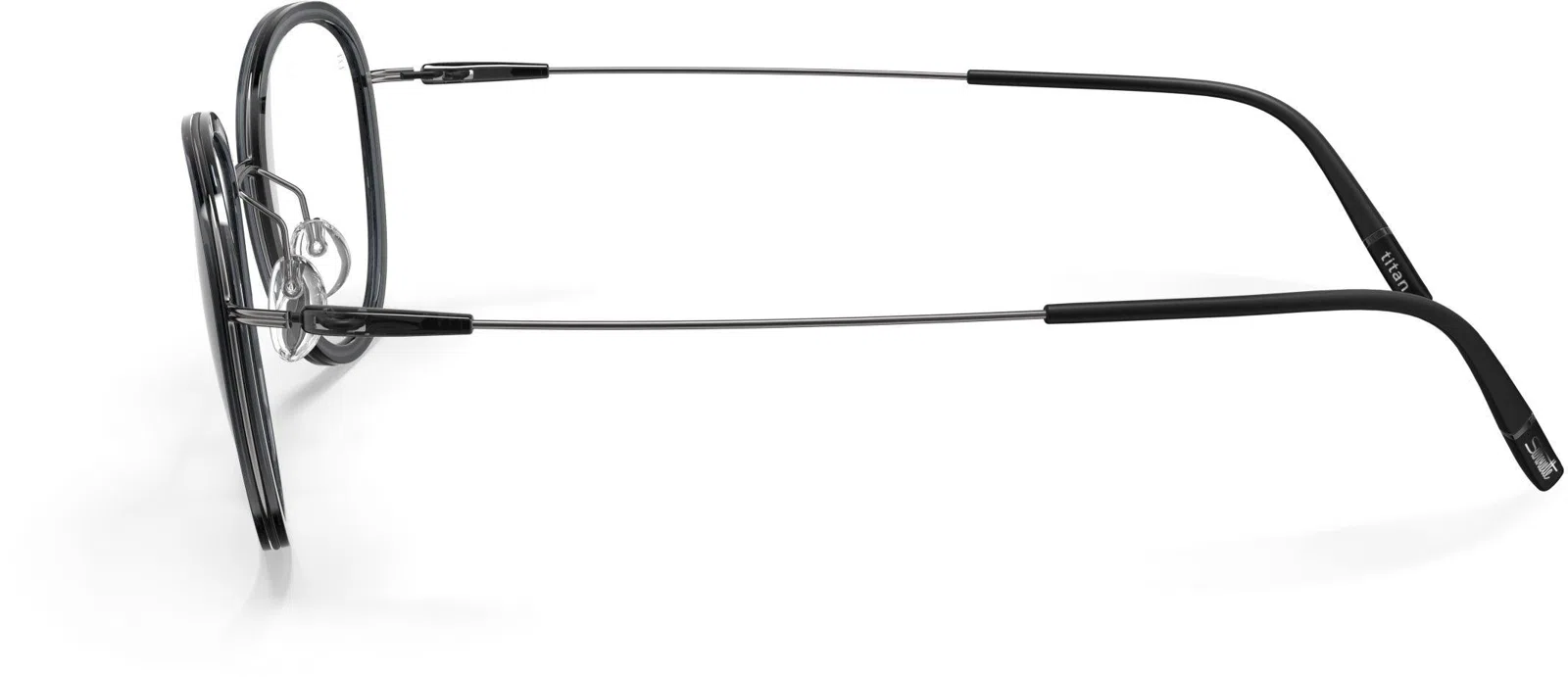 Silhouette Dynamics Colorwave Contour 5581 Eyeglasses - Ruthenium / Graphite - view 9